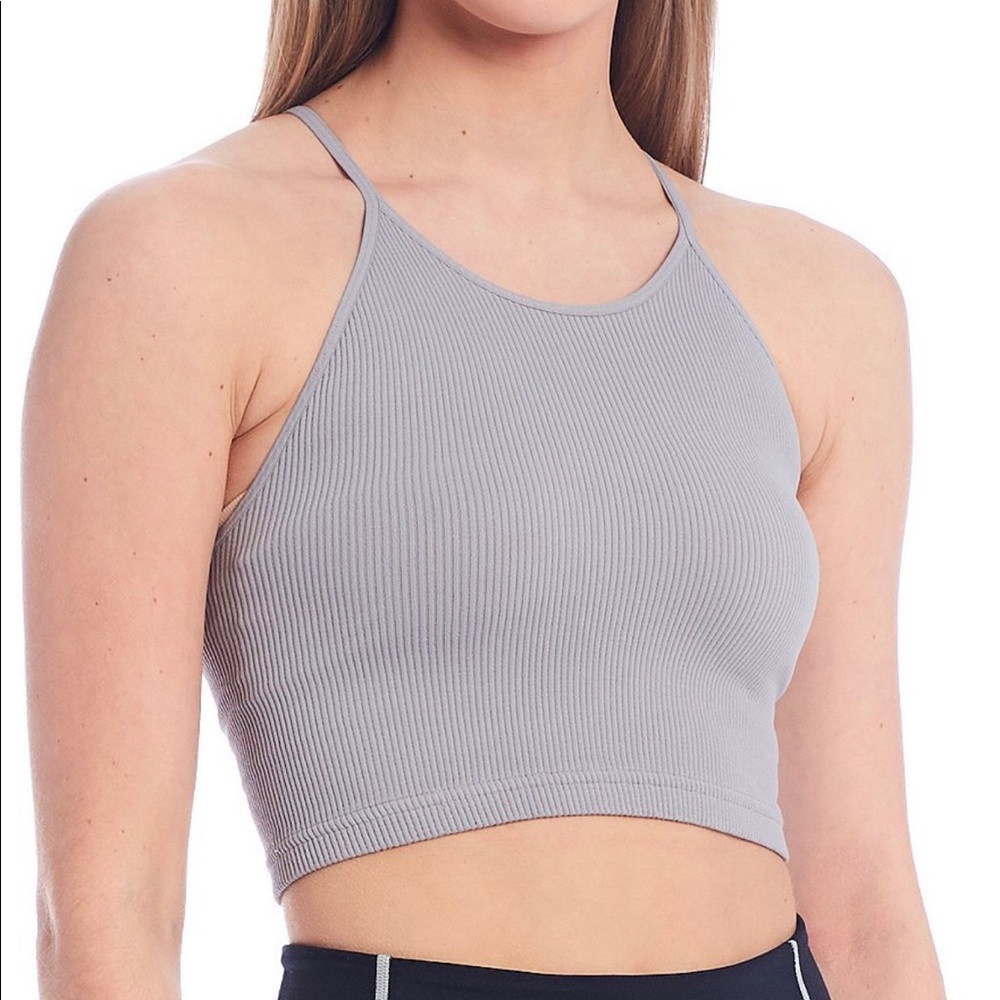 NWOT Free People Movement Grey tank top. Size XS.